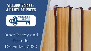 December 2022, Village Voices: A Panel of Poets