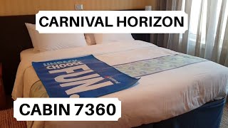 Carnival Horizon Cabin 7360 Category OS Ocean Suite