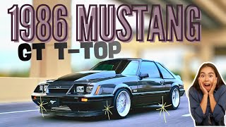 1986 Foxbody Mustang T top 👌