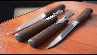 Рыбацкий нож охотника из палок клея и железяк