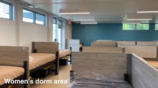Inside the Buena Park Navigation Center