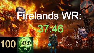 🔴#1 Firelands Speedrun (37:46)🔴Unholy DK POV🔴[Progress] LexolasTV🔴Cataclysm Classic🔴