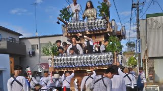 2023.8.26.  鉾田市  鉾神社例大祭(本祭・1日目)  本町  夕方の巡行