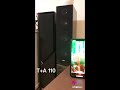 t a criterion t100 vs elac fs 249 with marantz cr 610