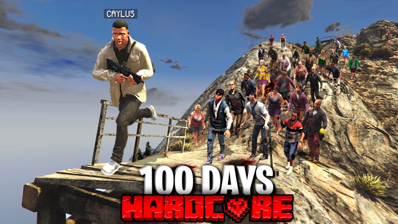 I Survived 100 DAYS In a ZOMBIE APOCALYPSE In GTA 5..