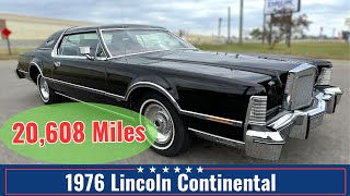 1976 Lincoln Continental Mark IV ** 20,608 Actual Miles  * FOR SALE * #usa #lincoln #sweet