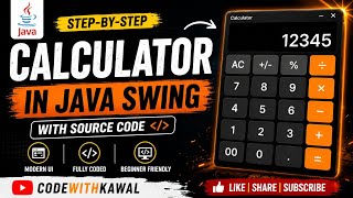 Modern Calculator App in Java Swing | Full Source Code