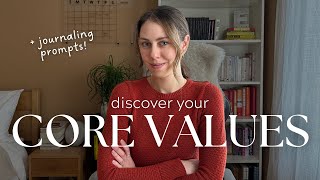 how to identify your personal values | journaling to get to know yourself