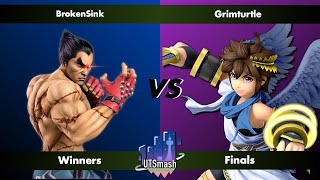 UTSmash St. George Scramble #2 | BrokenSink (Kazuya) vs Grimturtle (Pit) | Winners Finals