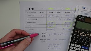 Betriebsabrechungsbogen, BAB, Stufenleitermethode, Betriebswirtschaftslehre, BWH, BWL