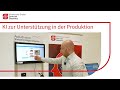 KI als Unterstützung in der Produktion - Professur Fabrikplanung und Intralogistik