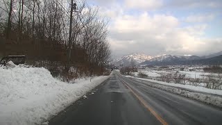 津軽海峡冬景色（車中泊の旅） ②　道の駅みねはま ～ 道の駅はちもり（秋田県八峰町）　2015年1月5日