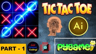 Tic Tac Toe AI! - Part 1 | Python Pygame Tutorial | Just Finished Coding!