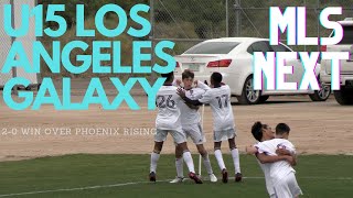 U15 MLS NEXT LA GALAXY ACADEMY VS PHOENIX RISING FC
