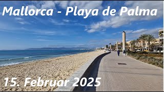 Playa de Palma🌴| Mallorca♥️ | Ballermann🥳  |  VLOG 15.02.25 |