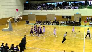 2014ウィンターカップ京都女子決勝 京都精華 vs むらさきの３