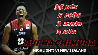 Rui Hachimura Highlights vs New Zealand | August 12, 2019 | Fiba World Cup Preparation
