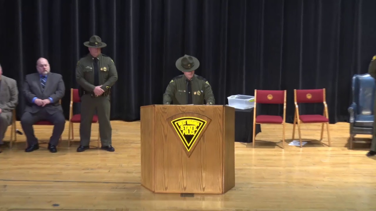 Gov. Justice Speaks At The 66th West Virginia State Police Cadet Class ...