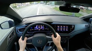 2022 Volkswagen Polo R-Line [1.0 TSI, 110 HP] POV Test ride #5 CARiNIK