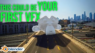 How to Make Your FIRST VFX Shot in Blender