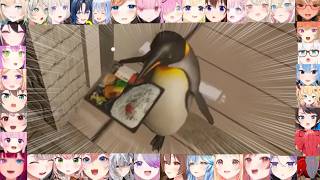 Hololive Girls Reaction To Penguin 🐧 (I Am Part-Time Worker)
