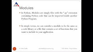 Python Lab 2 : Module, Reload the module