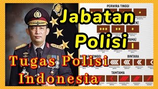 Jabatan kepolisian dan tugas pokok polisi republik indonesia || POLRI