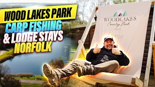 Carp Fishing, Lodges & Accommodation! Wood Lakes Park - Norfolk (swimbooker™ Diaries)