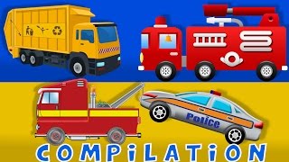 Cars | Fire truck | Tow Truck | Heavy Vehicle | Compilation
