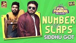 Number Of Slaps Siddhu Got | Fun panrom ThrowBack | BLACKSHEEP