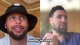 Steph and Klay talk switching sports with Mahomes and Kelce