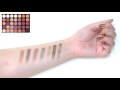 morphe 35f fall into frost palette real swatches ✨💚🍁🍂 ladylahlou