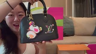 Louis Vuitton x Takashi Murakami 2 bags unboxing!