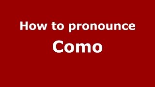 How to pronounce Como (Spanish/Argentina) - PronounceNames.com