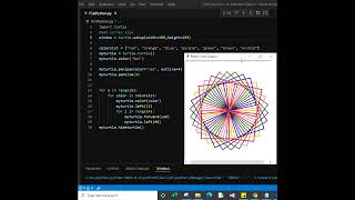 Python Turtle Square Spirograph