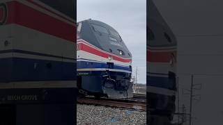 Amtrak 20 with Phase III Dash 8 Pepsi can paint scheme #amtrak #heritageunits #trains