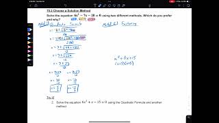 75.2 Choose a Solution Method