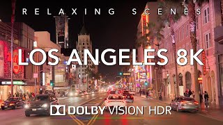 Driving Saturday Nightlife of Los Angeles 8K HDR Dolby Vision - Venice to Downtown LA (Los Santos)