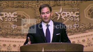 CPAC:SEN RUBIO WALK UP