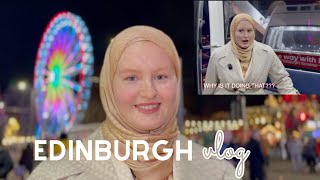 Day in the life Scottish Revert | Edinburgh vlog, city tour, christmas markets, fave cafe