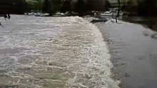 Saltford Wier in Flood