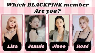 Which BLACKPINK member are you?🖤🩷 || Fun personality quiz