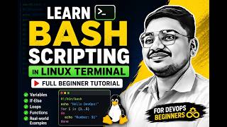 Learn Bash Scripting in Linux Terminal | Full Beginner Tutorial for DevOps