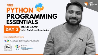 Day 2 | Data Types & Control Statements | Python Programming Essentials Bootcamp (5 Days)