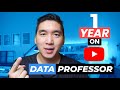 1 Year on YouTube as the Data Professor (Data Science YouTube Channel)