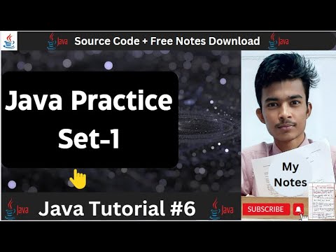 Java Tutorial: Chapter 1- Practice Set | Java Practice Problems With ...