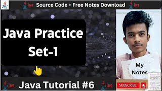 Java Tutorial: Chapter 1- Practice Set | Java Practice Problems With Solution 2023