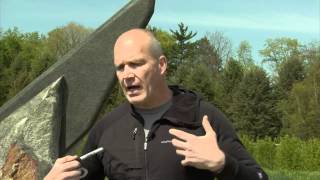 Artist talks about meeting of Art and Science in creation of Arboretum Sundial