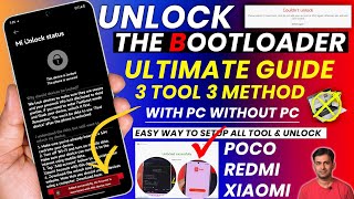 Ultimate Unlock Bootloader Guide Without or With Pc | Unlock Bootloader Easy Way after setup these..