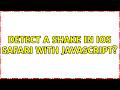 Detect a shake in iOS Safari with Javascript?